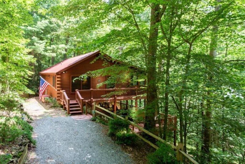 Mountain Spirit Cabin - Fireplace And Hot Tub Villa Blue Ridge Exterior photo